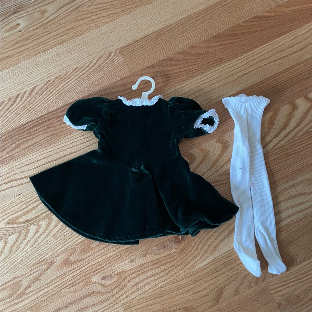 Vintage - 1992 - Pleasant Company Molly’s Christmas dress and tights